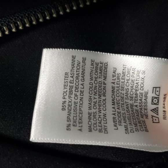 Express cropped track jacket with rainbow sleeves size small - Picture 14 of 15